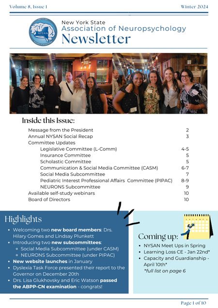 Newsletter Cover